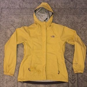 The North Face Yellow Rain Jacket